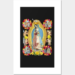 Our Lady of Guadalupe Mexican Virgin Mary Mexico Apparitions Juan Diego 2018 Posters and Art